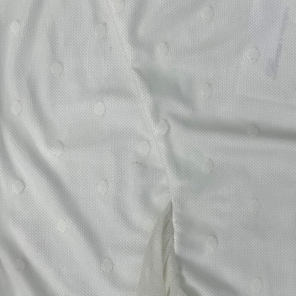 Lovers + Friends Ivory Mesh Dot Overlay Long Sleeve Dress - Size XL - Picture 11 of 13